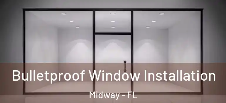  Bulletproof Window Installation Midway - FL